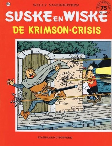 Suske en Wiske 215 - De Krimson-crisis, Softcover, Eerste druk (1988), Vierkleurenreeks - Softcover (Standaard Uitgeverij)