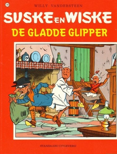 Suske en Wiske 149 - De gladde glipper, Softcover, Vierkleurenreeks - Softcover (Standaard Uitgeverij)