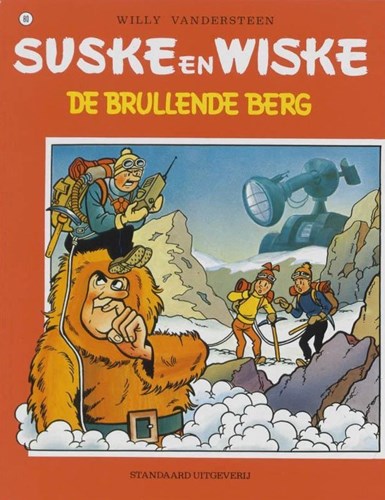 Suske en Wiske 80 - De brullende Berg, Softcover, Vierkleurenreeks - Softcover (Standaard Uitgeverij)