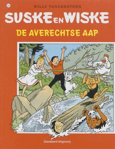 Suske en Wiske 243 - De averechtse aap, Softcover, Vierkleurenreeks - Softcover (Standaard Uitgeverij)