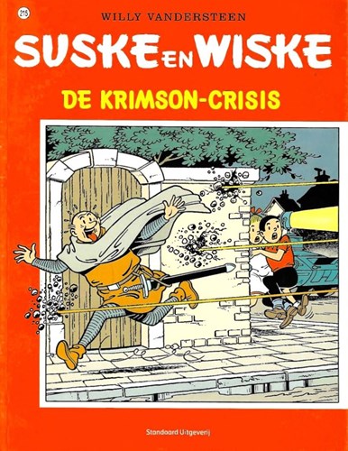 Suske en Wiske 215 - De Krimson-crisis, Softcover, Vierkleurenreeks - Softcover (Standaard Uitgeverij)