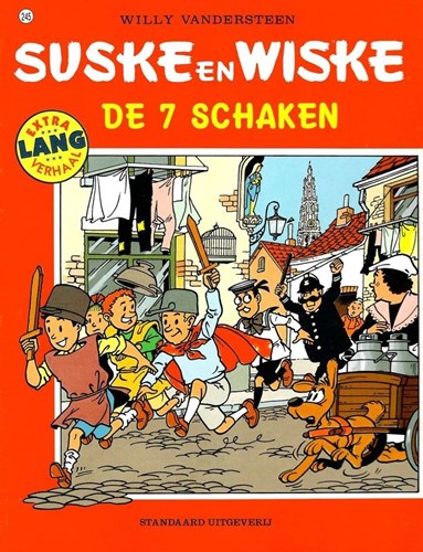 Suske en Wiske 245 - De 7 schaken, Softcover, Vierkleurenreeks - Softcover (Standaard Uitgeverij)