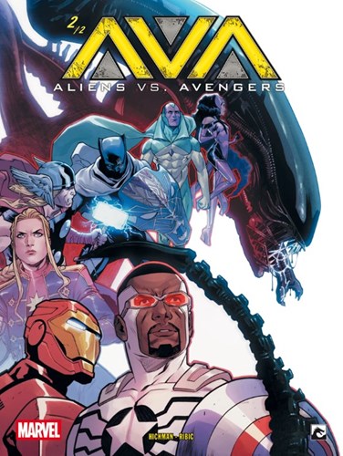 Aliens Vs. Avengers (DDB) 2 - Deel 2, SC-Cover B (Dark Dragon Books)
