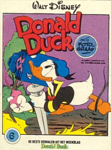 Donald Duck - De beste verhalen 6 - Donald Duck als fotograaf, Softcover, Eerste druk (1977) (Oberon)