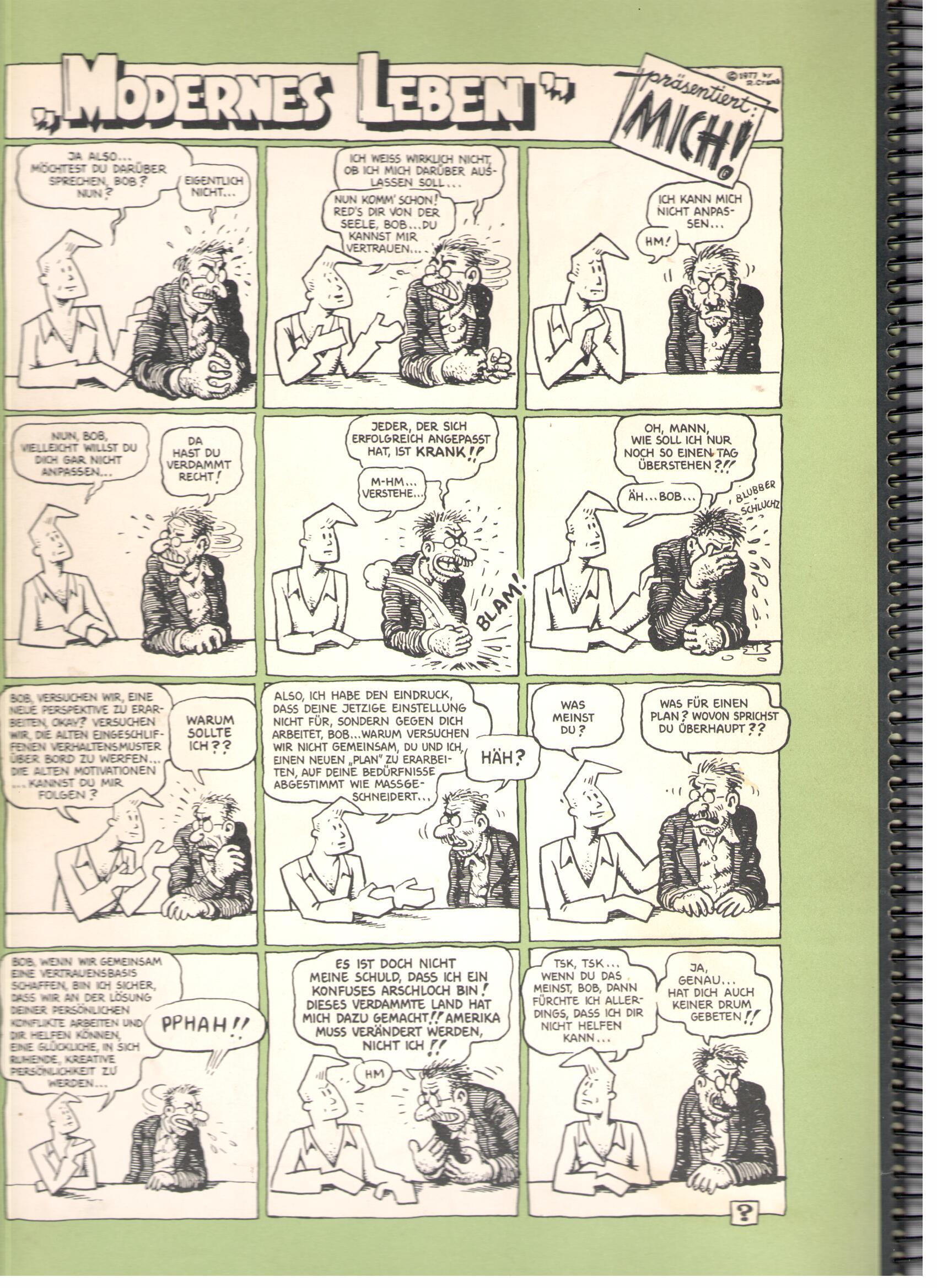 Akim Stripwinkel Robert Crumb Voll Auf Die Nusse Softcover Zweitausendeins